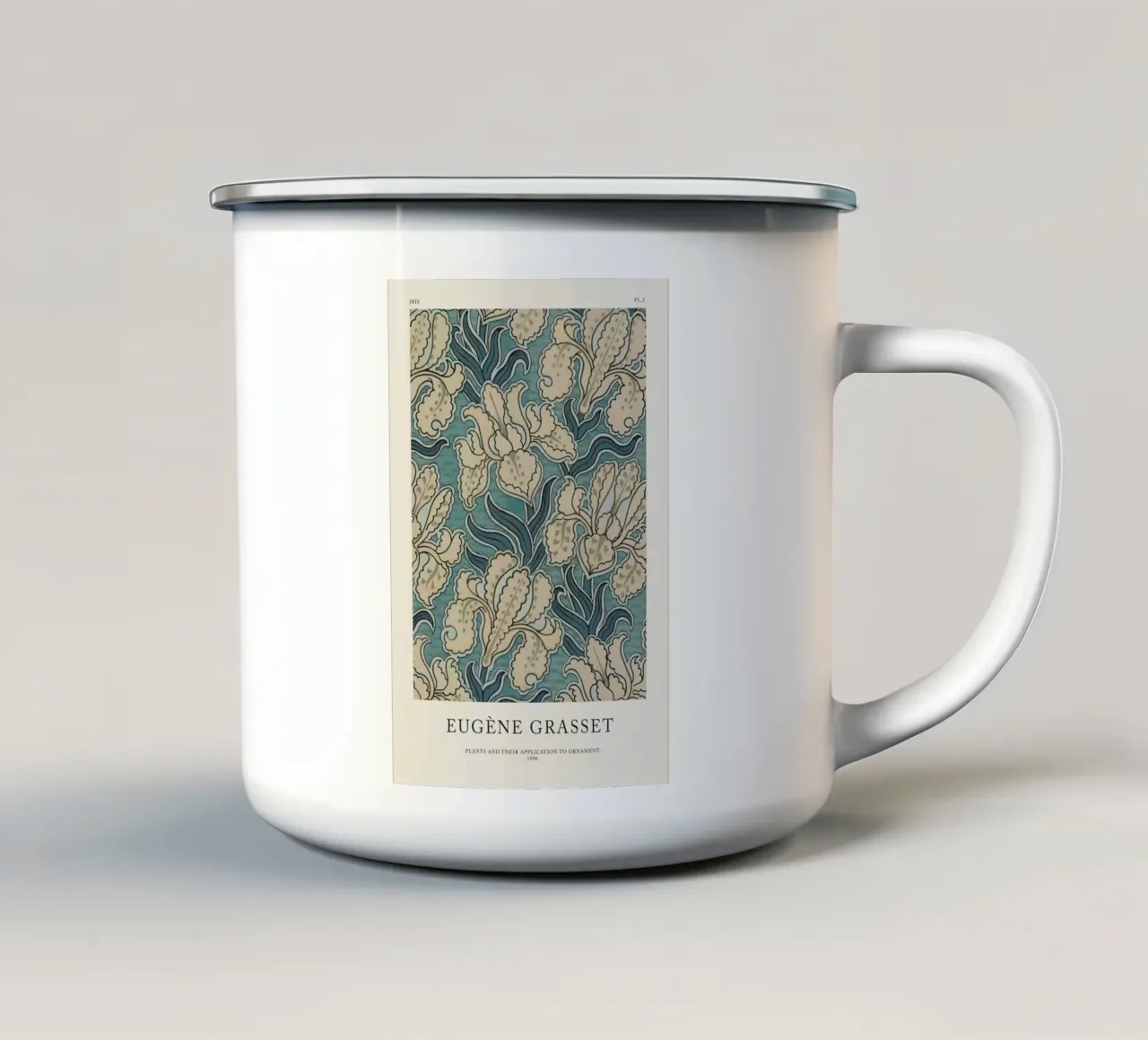 Grasset - Iris 3 tazza in smalto da Vintage by JUNIQE