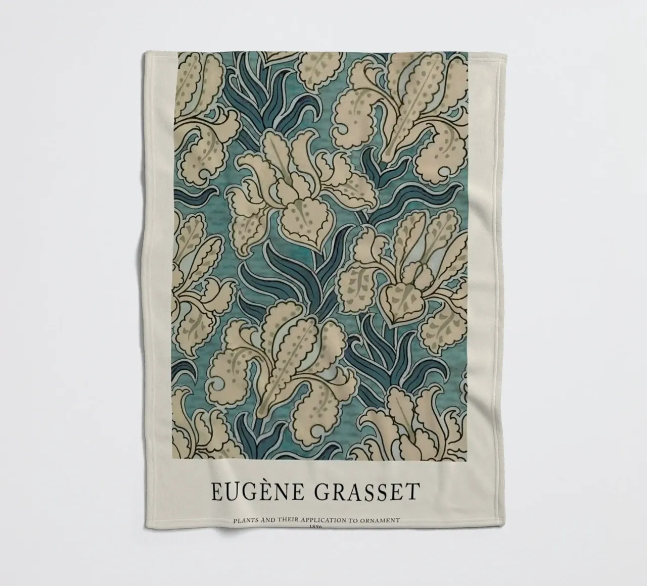 Grasset - Iris 3 coperta in pile da Vintage by JUNIQE