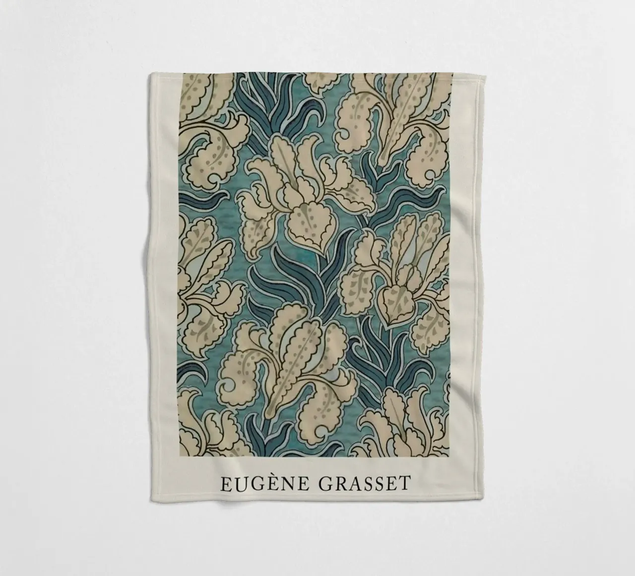 Grasset - Iris 3 coperta in pile da Vintage by JUNIQE