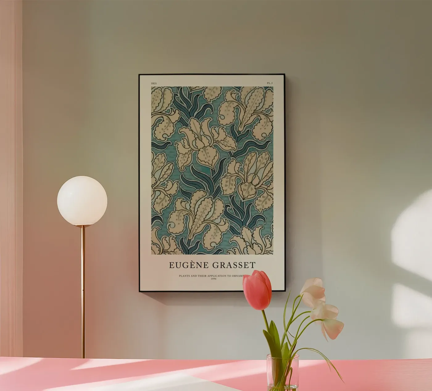 Grasset - Iris 3 acrylic glass by Vintage by JUNIQE