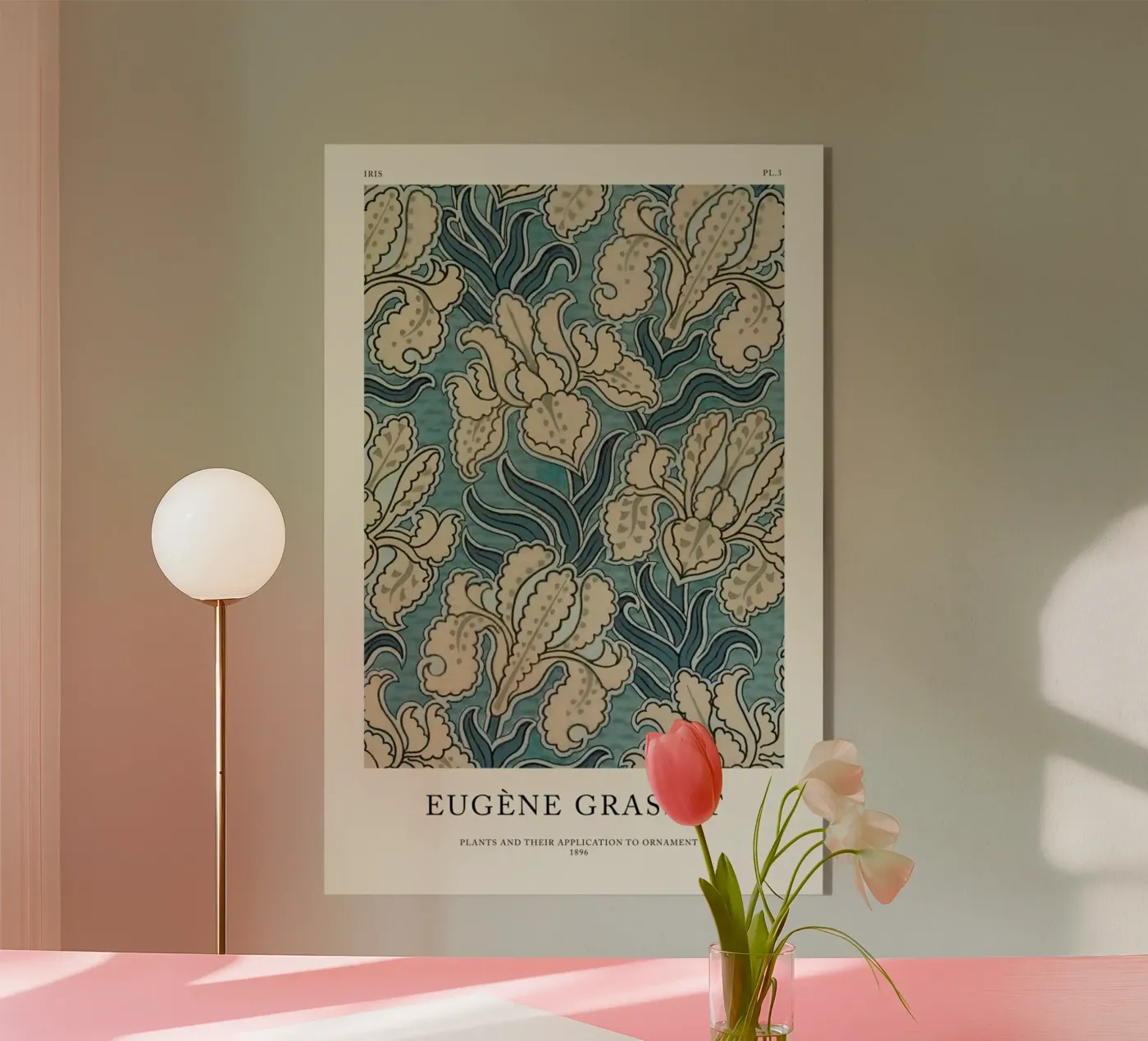 Grasset - Iris 3 acrylic glass by Vintage by JUNIQE