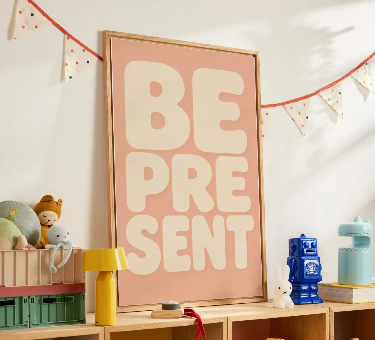 Be Present (Apricot) plexiglass da treechild