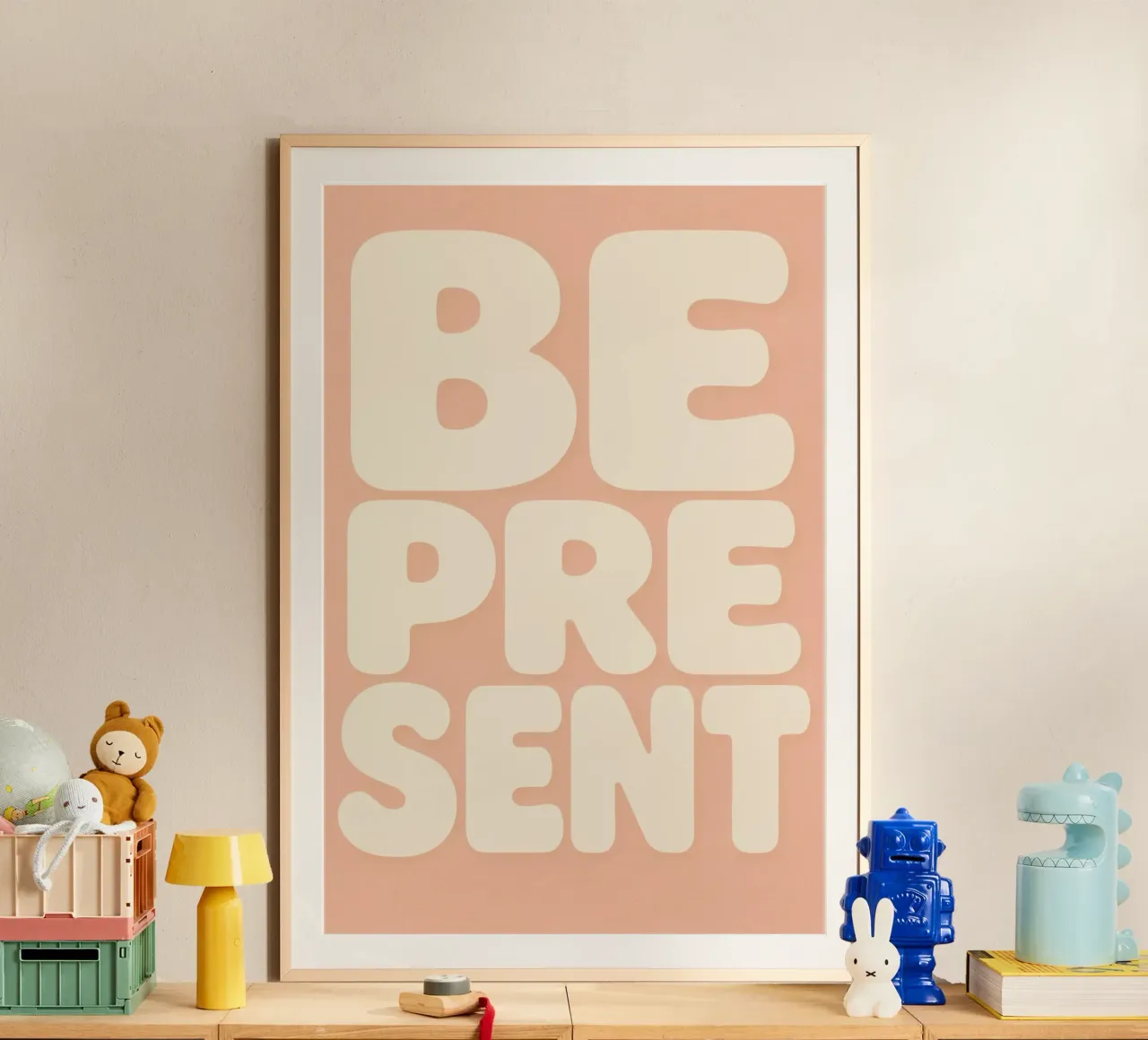 Be Present (Apricot) poster da treechild
