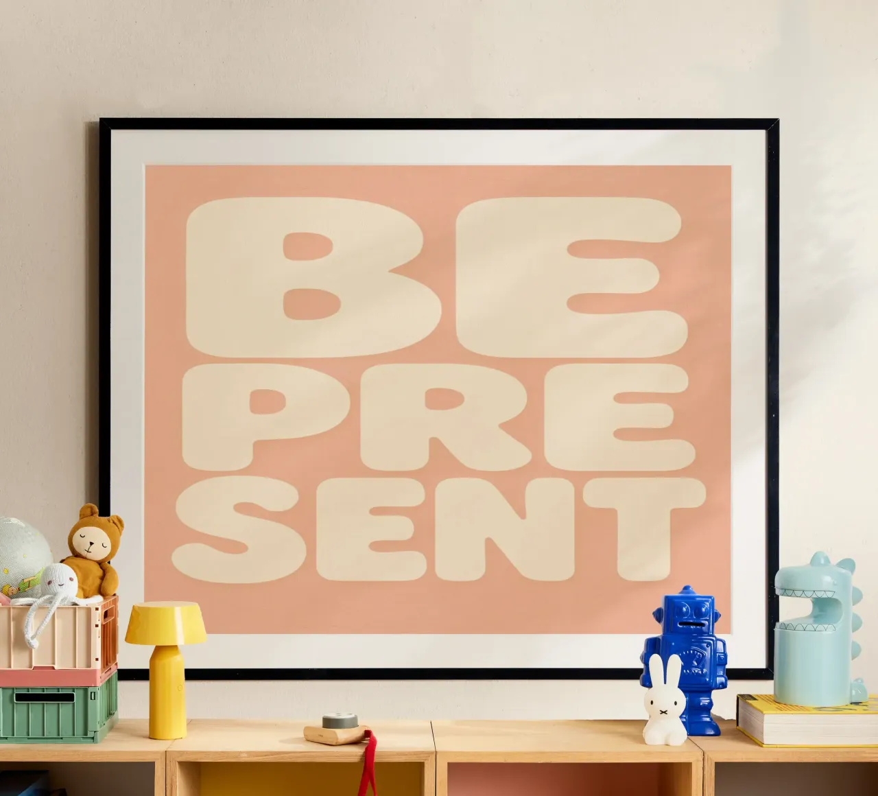 Be Present (Apricot) poster da treechild