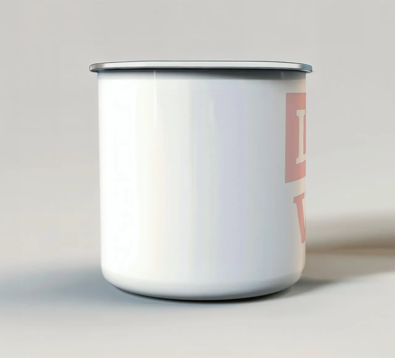 Love Quadrate tazza in smalto da RB-Quotes