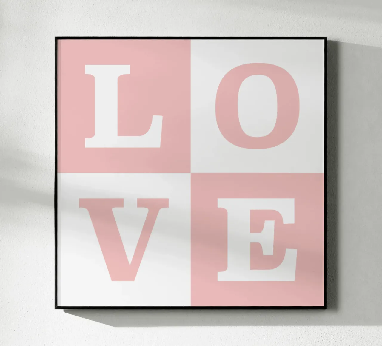 Love Quadrate plexiglass da RB-Quotes