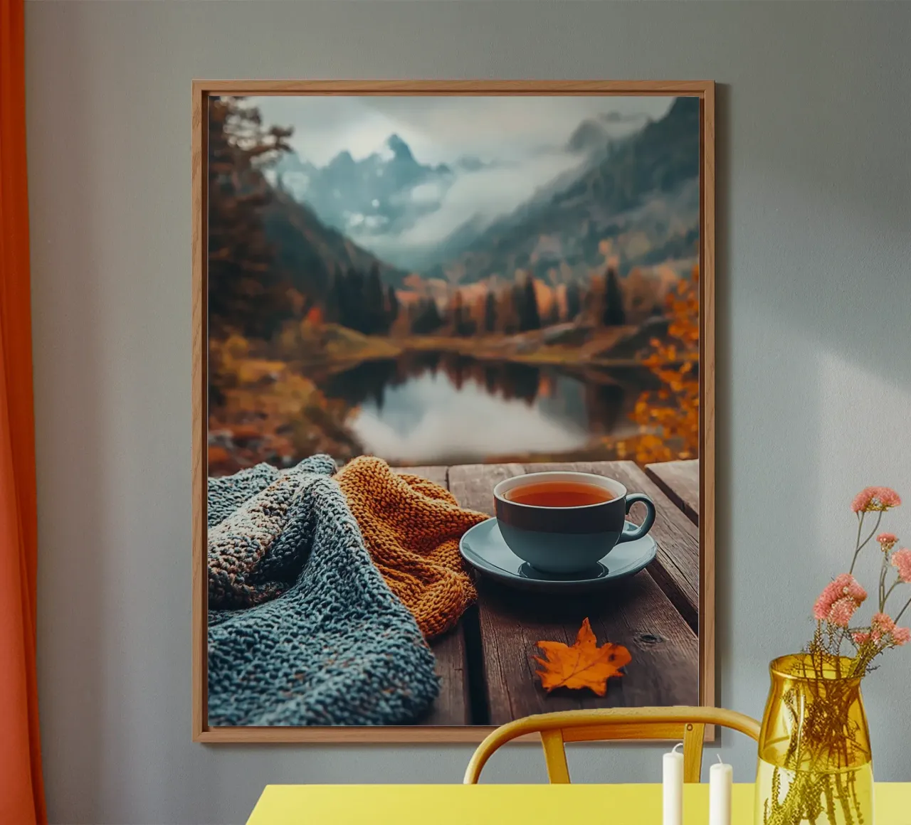 Vibrazioni d'autunno alluminio dibond da PhotoVibe Decor