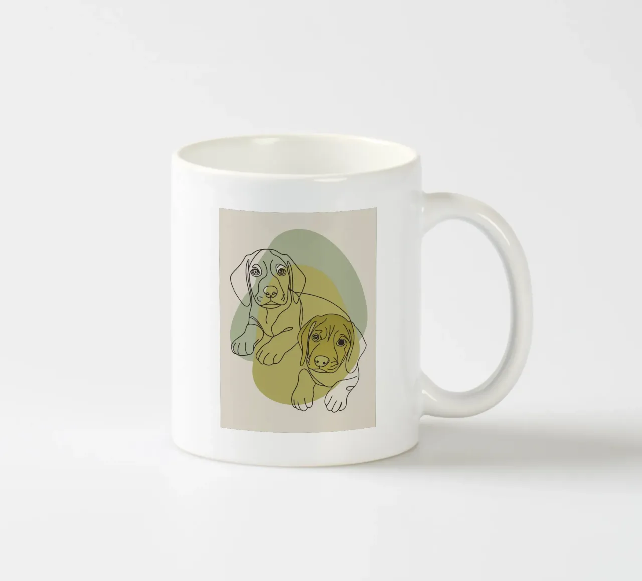 Due cuccioli tazza in ceramica da RELAXING TOUCH