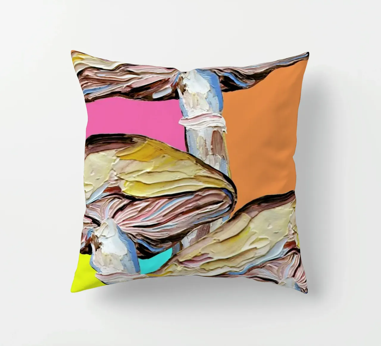 Psychedelic Mushrooms cuscino da Alice Straker