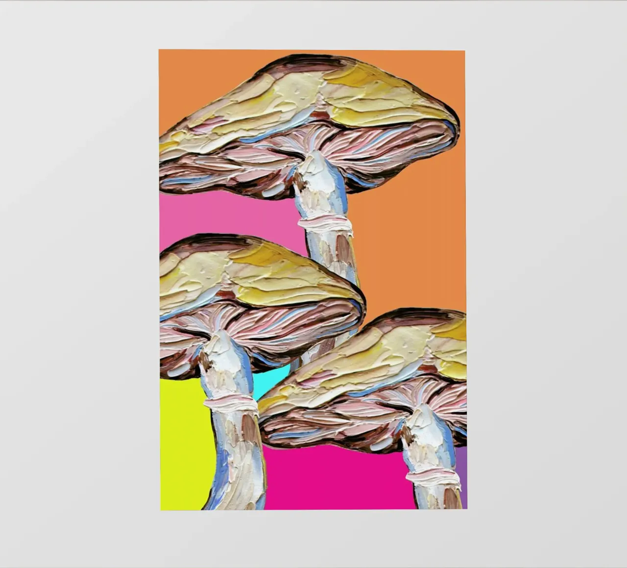 Psychedelic Mushrooms telo in pvc da Alice Straker