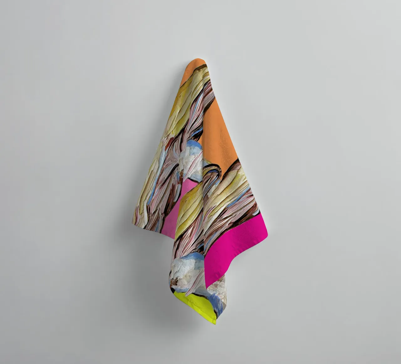 Psychedelic Mushrooms towel by Alice Straker