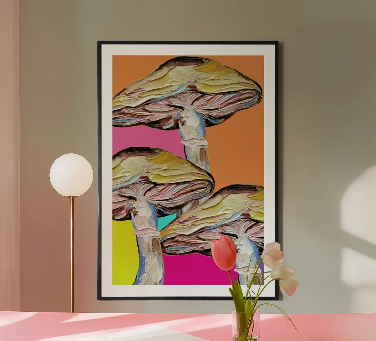 Psychedelic Mushrooms carta hahnemühle da Alice Straker