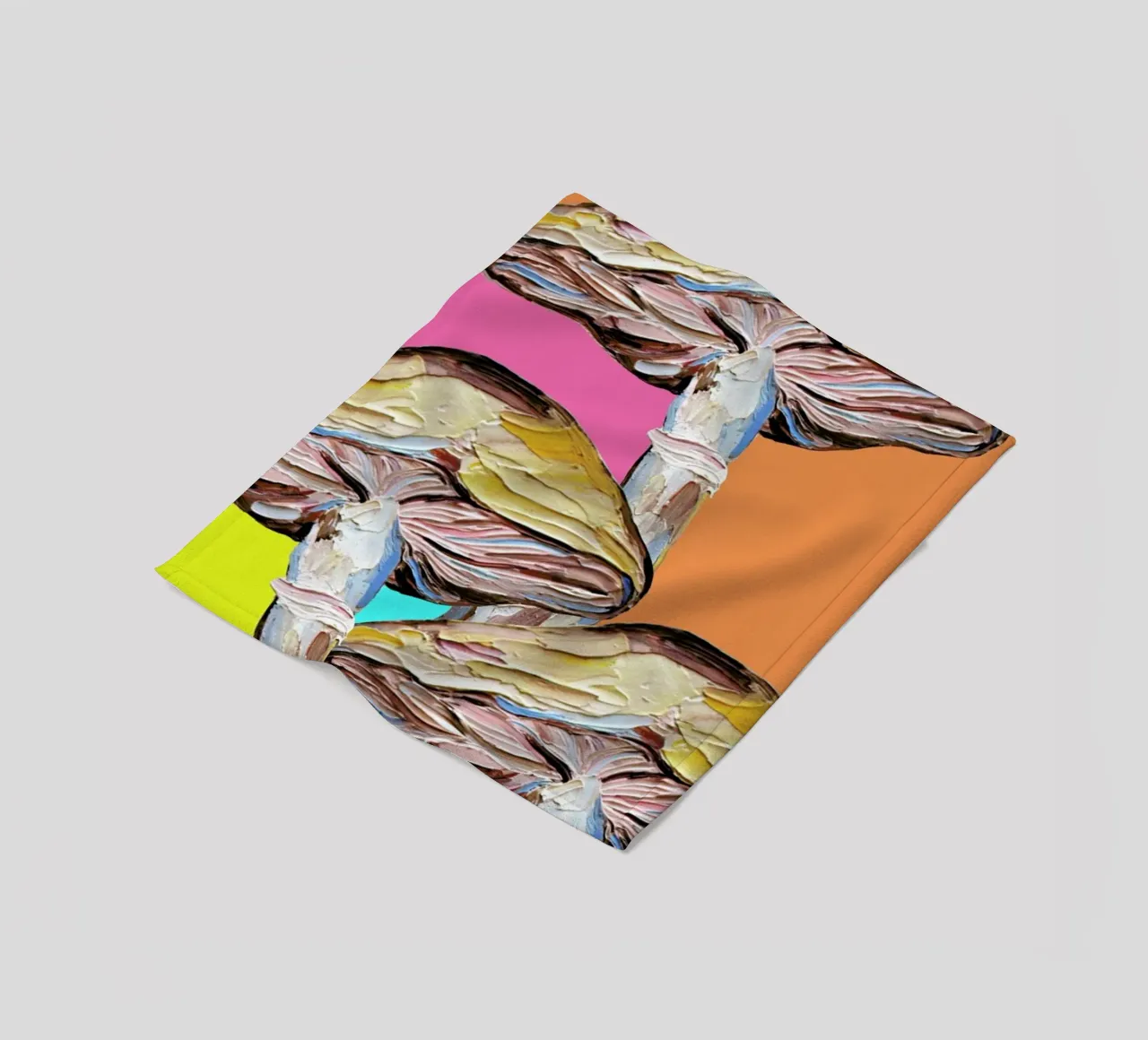 Psychedelic Mushrooms coperta in pile da Alice Straker