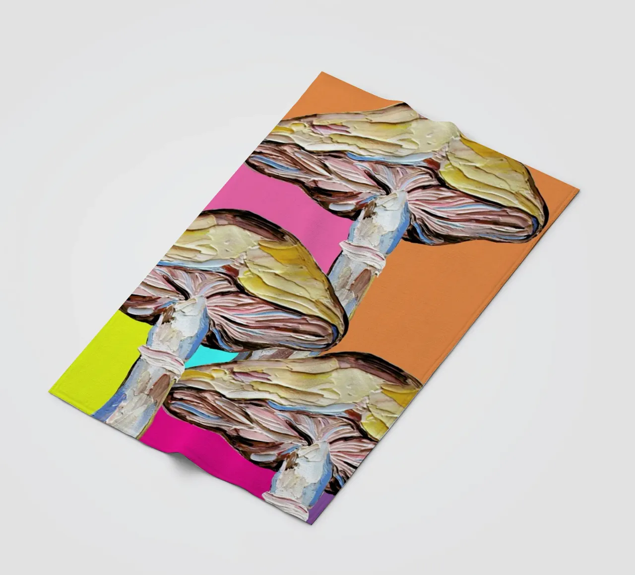 Psychedelic Mushrooms coperta in pile da Alice Straker