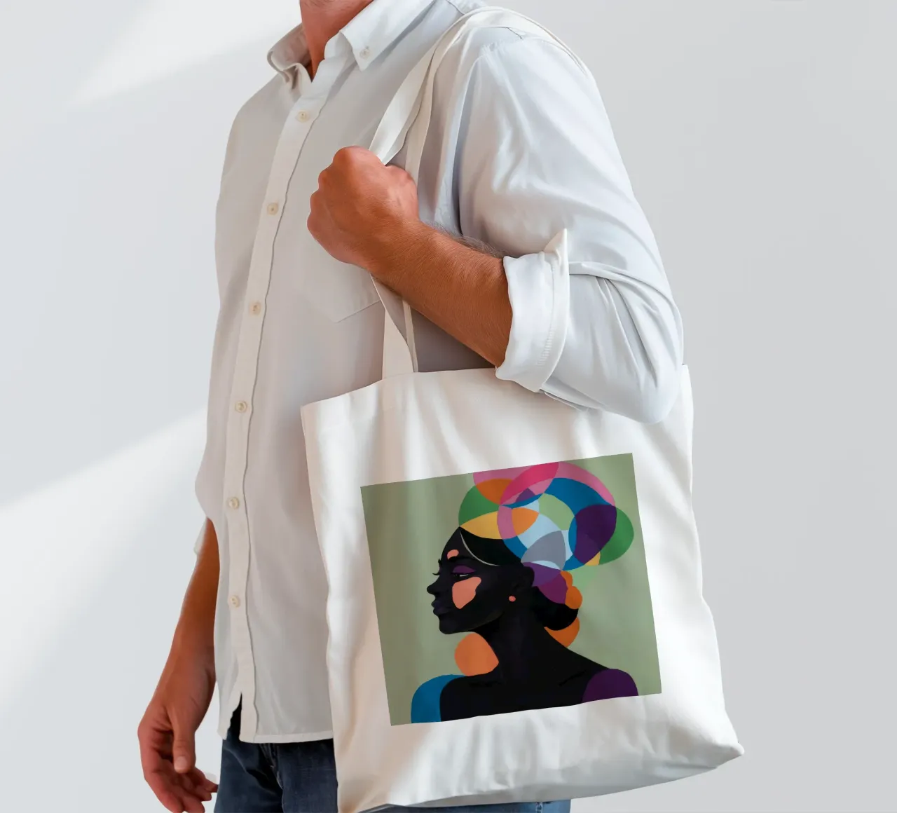 Spettro Muse profilato borsa in juta da Lumie Layers
