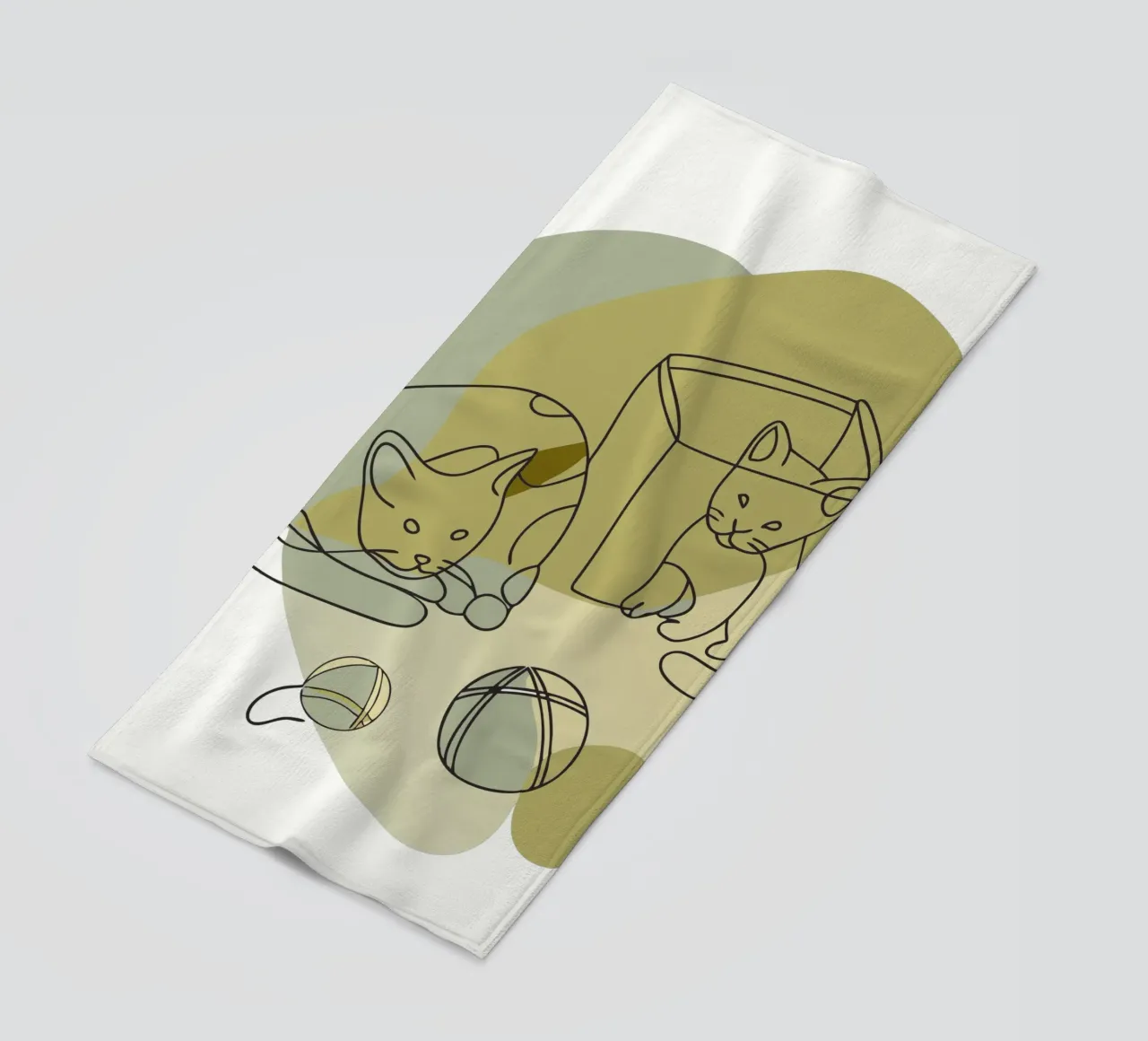 Due gattini telo mare da RELAXING TOUCH