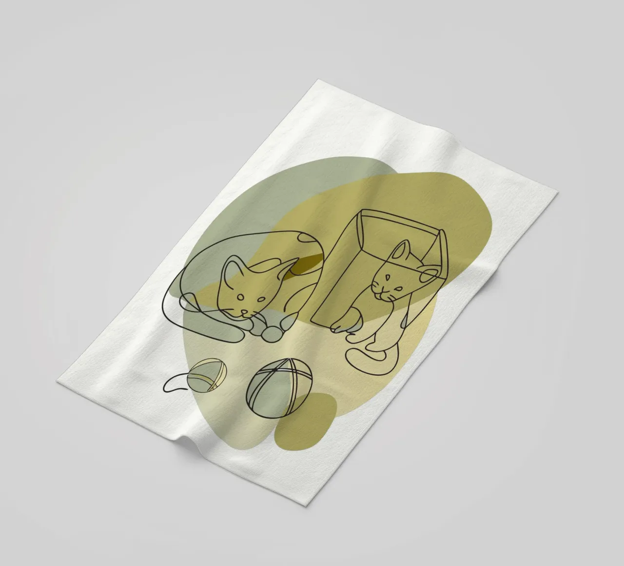 Due gattini telo mare da RELAXING TOUCH