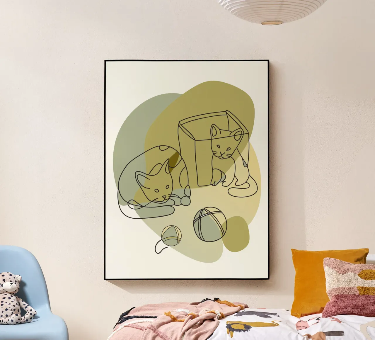 Two Kittens plexiglass da RELAXING TOUCH