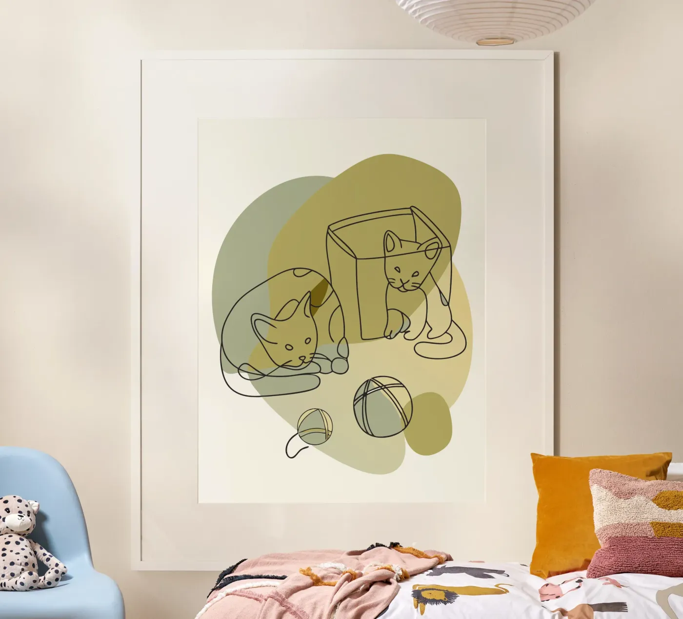 Two Kittens poster da RELAXING TOUCH
