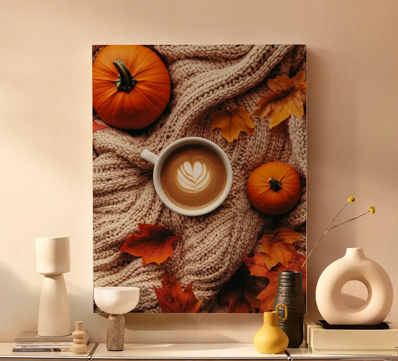 Herbst-Vibes Leinwand von PhotoVibe Decor