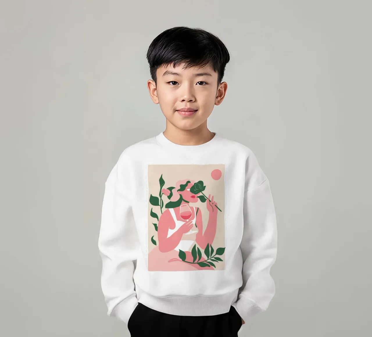 Musa Creativa Vernice felpa bambino da Lumie Layers