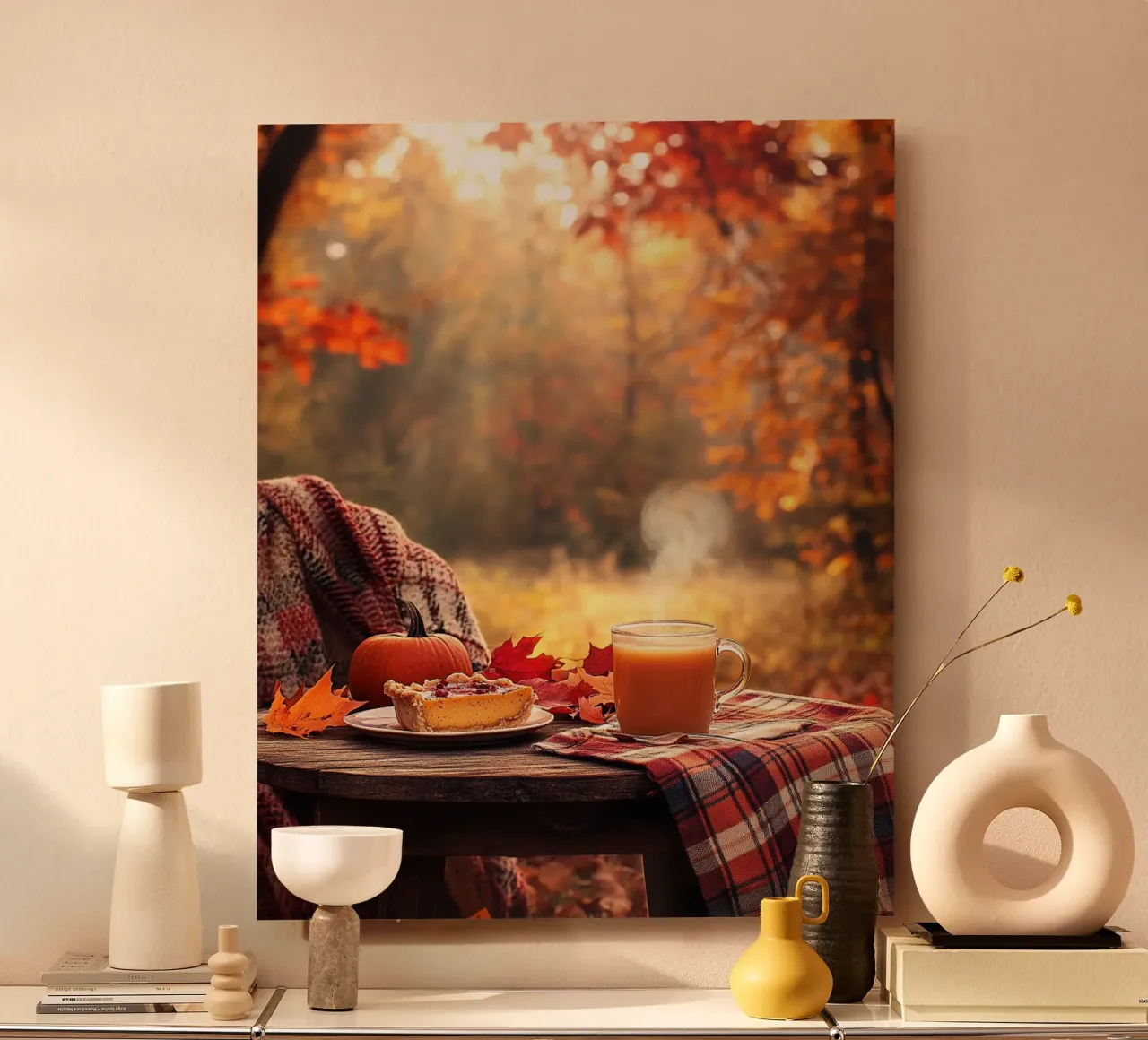 Vibrazioni d'autunno alluminio dibond da PhotoVibe Decor