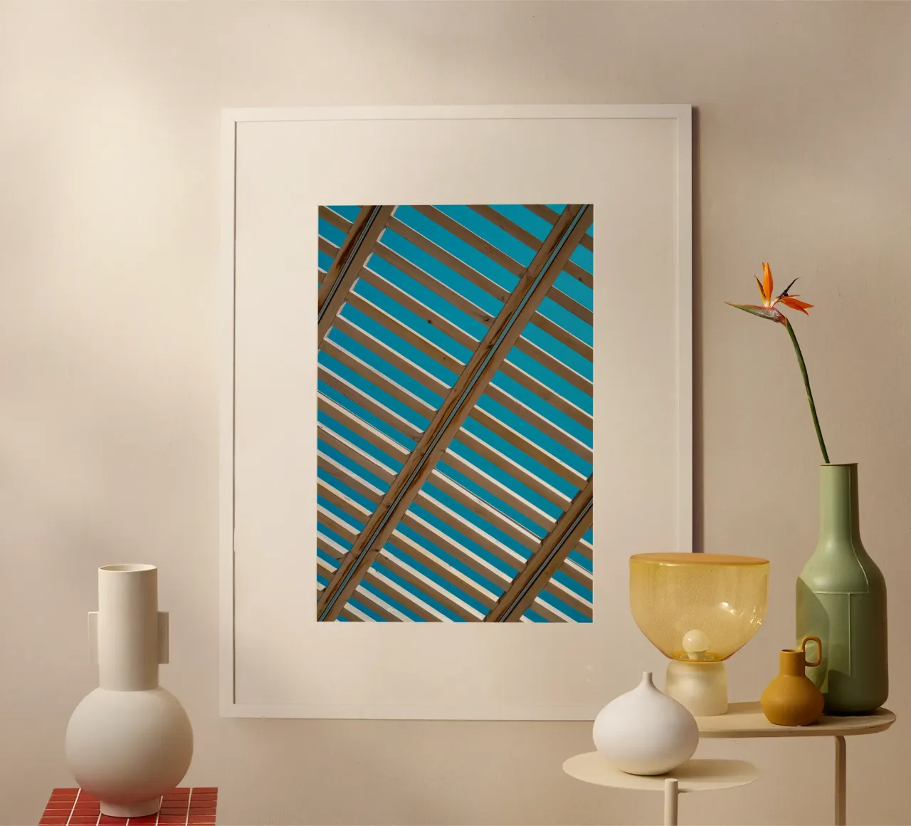 Golden Slats and Sky poster da lieblu