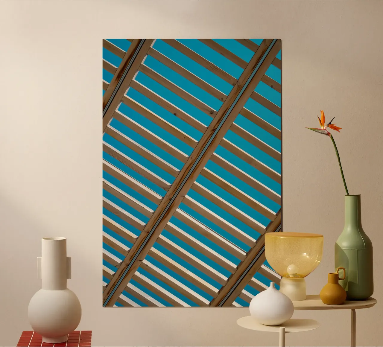 Golden Slats and Sky poster da lieblu