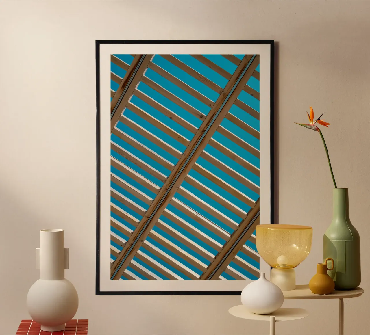 Golden Slats and Sky poster da lieblu