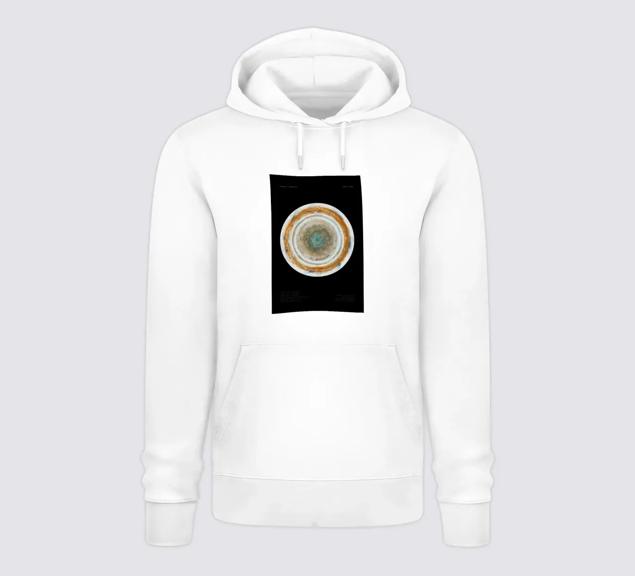 Maps of Jupiter felpa con cappuccio da Vintage by JUNIQE
