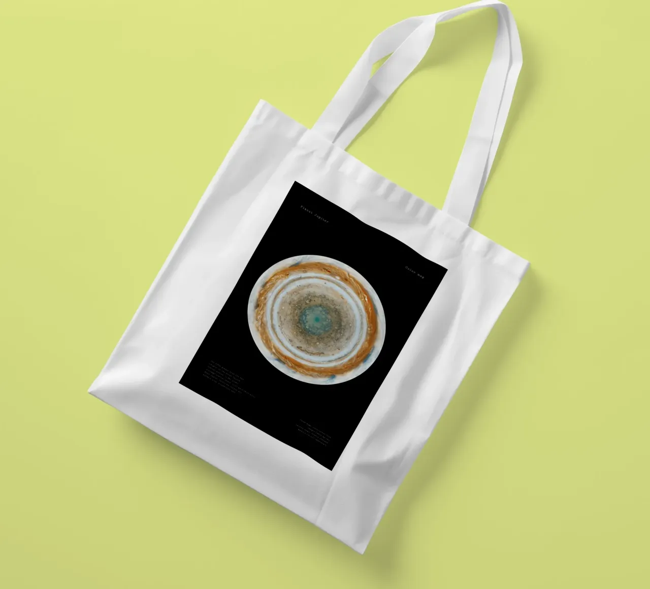 Maps of Jupiter borsa in juta da Vintage by JUNIQE