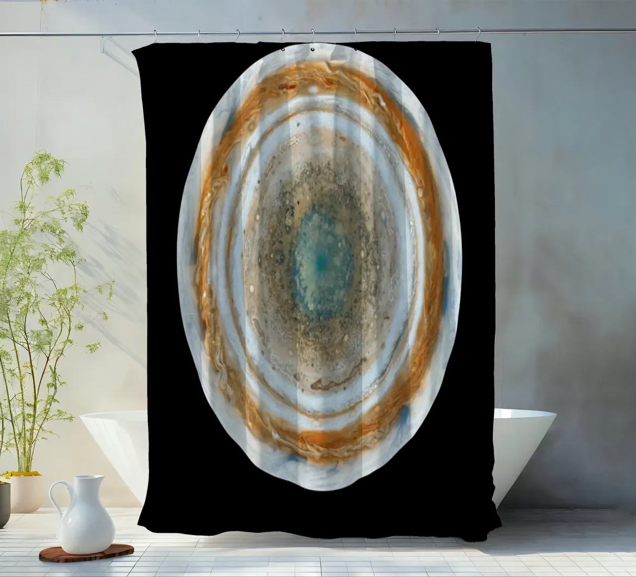 Maps of Jupiter tenda da doccia da Vintage by JUNIQE