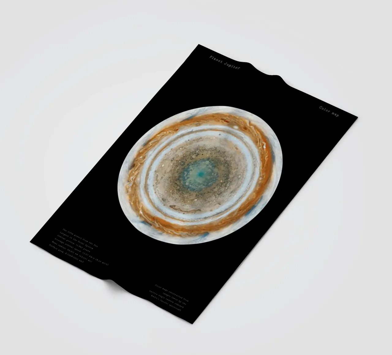 Maps of Jupiter coperta in pile da Vintage by JUNIQE