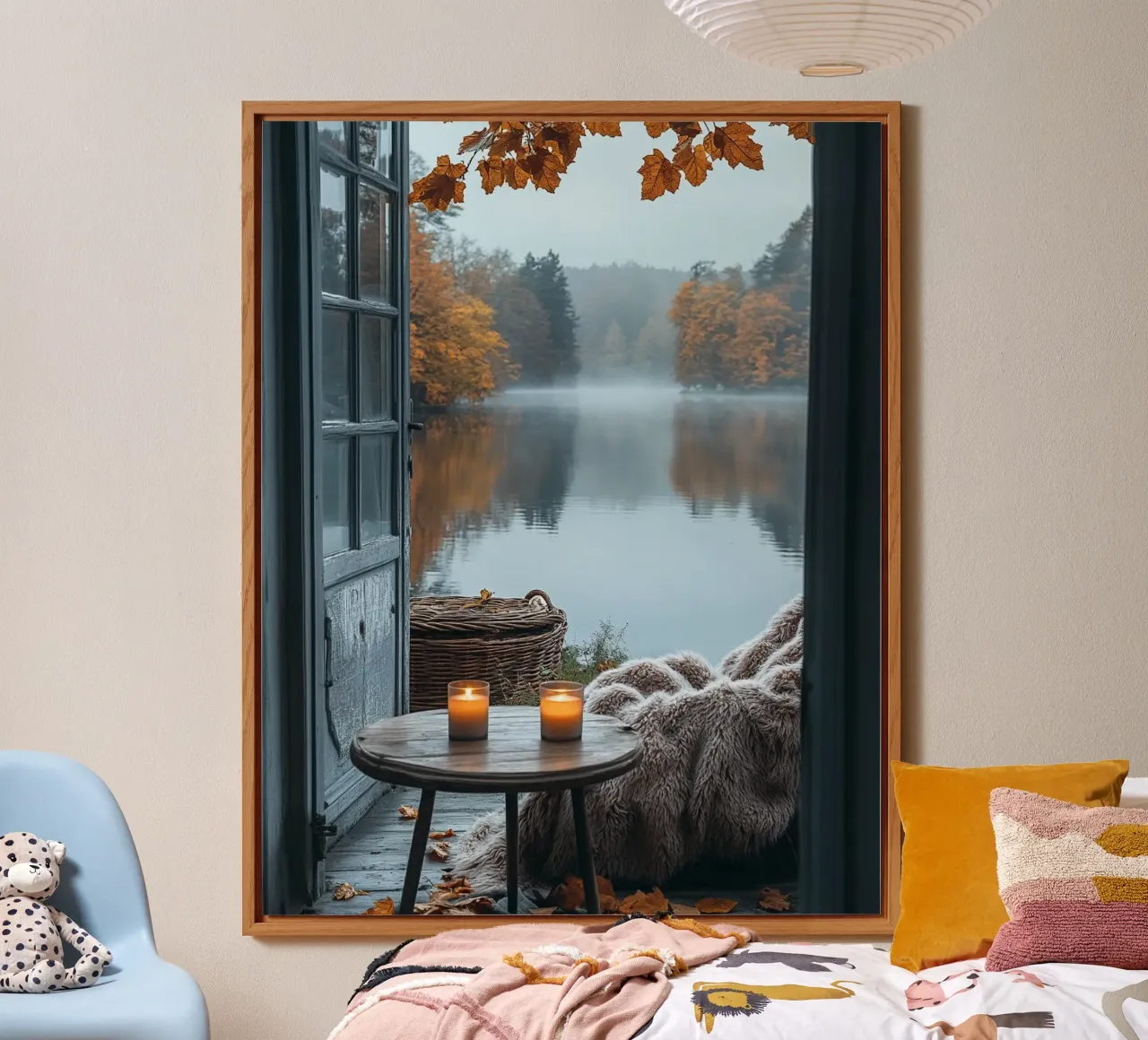 Vibrazioni d'autunno alluminio dibond da PhotoVibe Decor