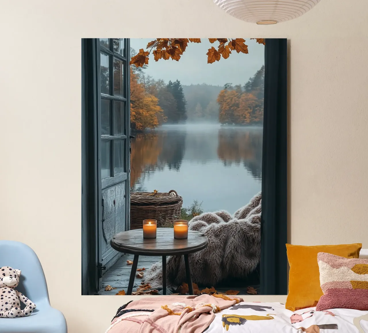 Vibrazioni d'autunno alluminio dibond da PhotoVibe Decor