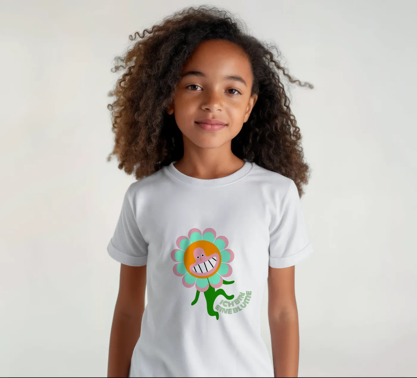 bin eine Blume t-shirt bambini da fummelhummel