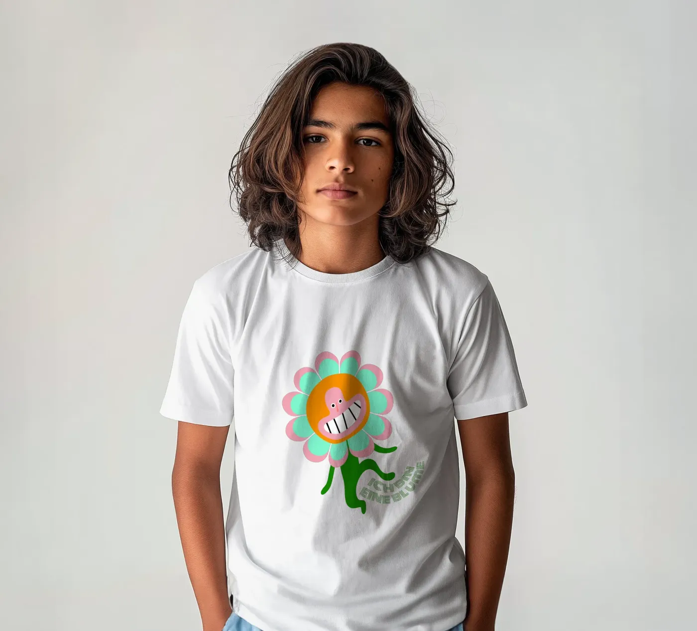 bin eine Blume t-shirt bambini da fummelhummel