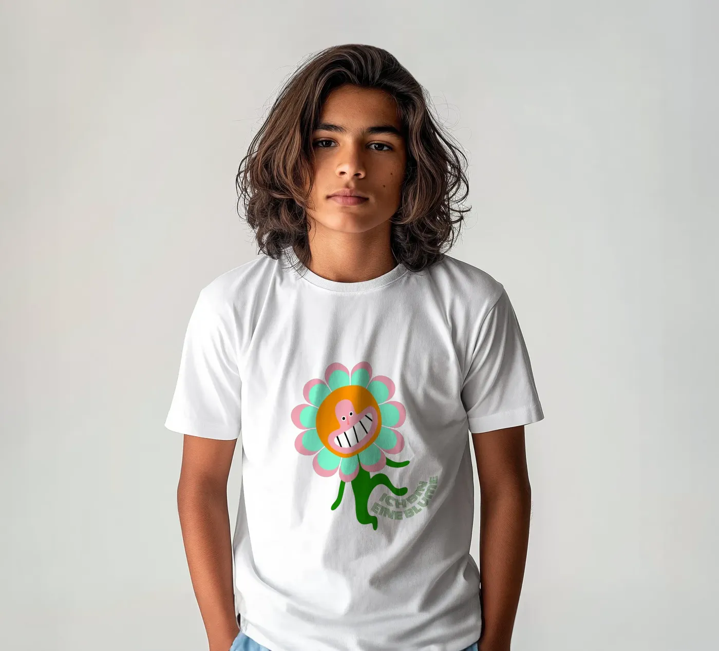 bin eine Blume t-shirt bambini da fummelhummel