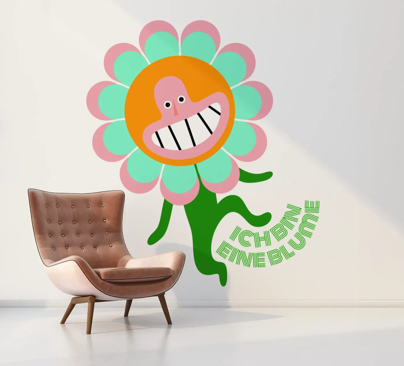 bin eine Blume fotobehang van fummelhummel