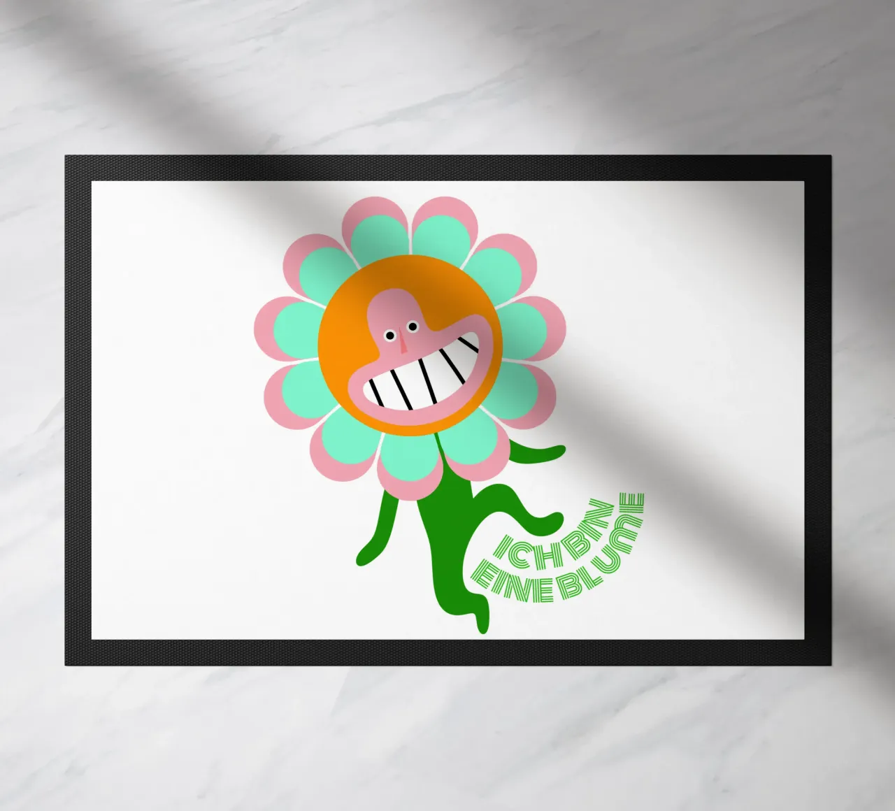 bin eine Blume doormat by fummelhummel