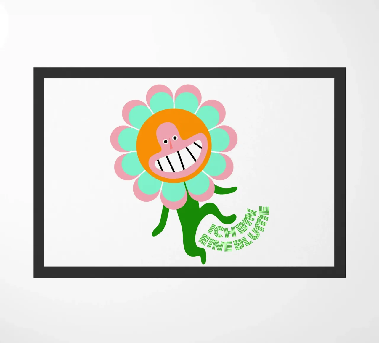 bin eine Blume doormat by fummelhummel
