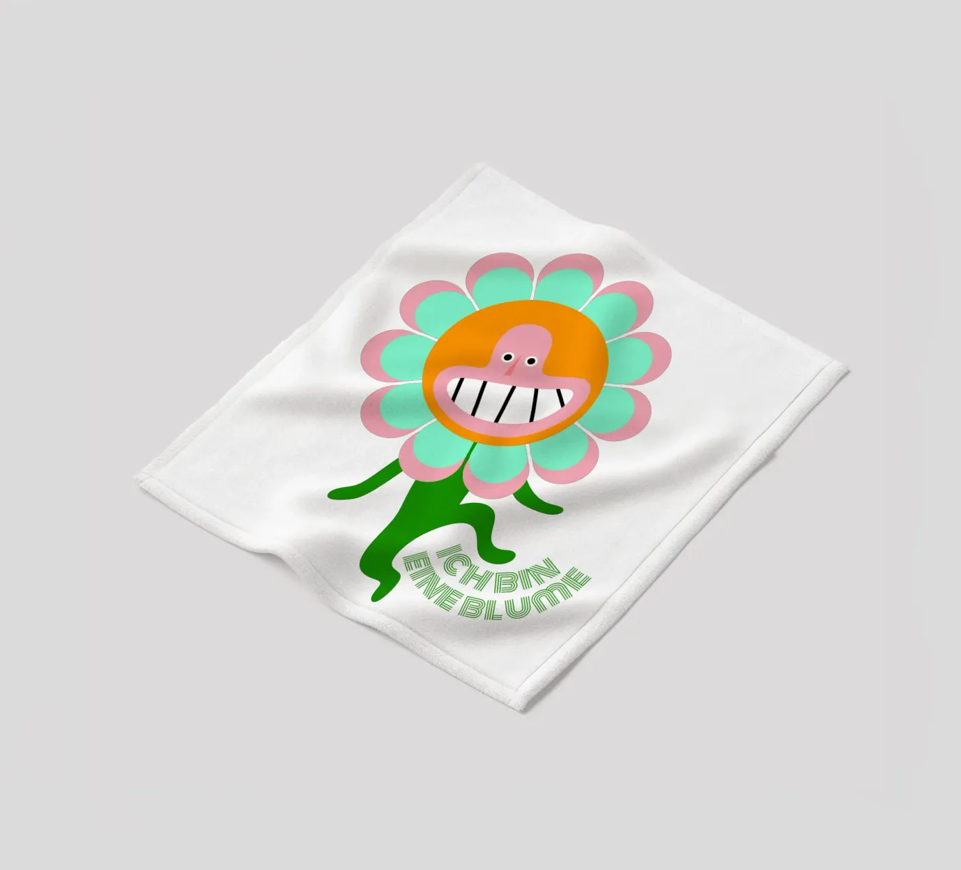 bin eine Blume Fleecedecke von fummelhummel