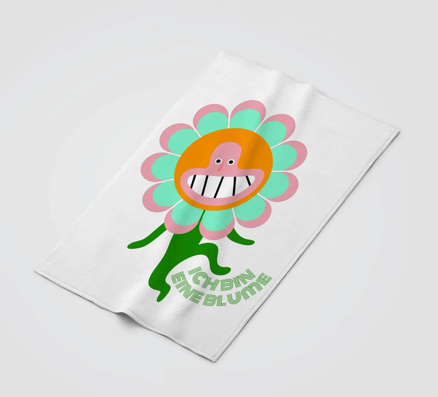 bin eine Blume Fleecedecke von fummelhummel