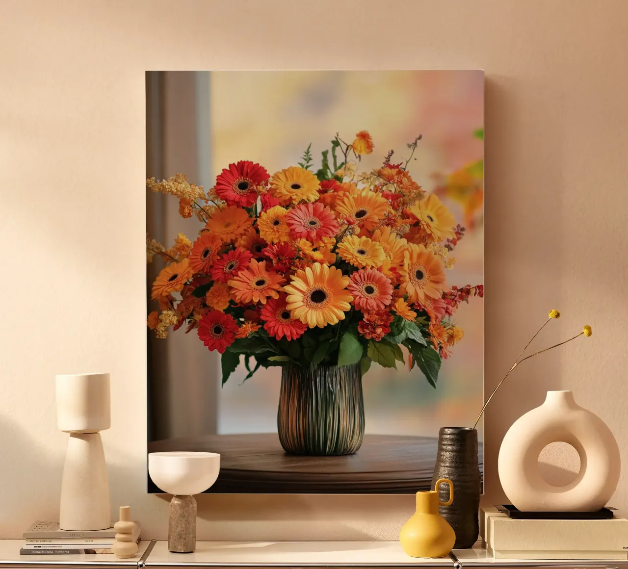 Herbst-Vibes Leinwand mit Schattenfugenrahmen von PhotoVibe Decor