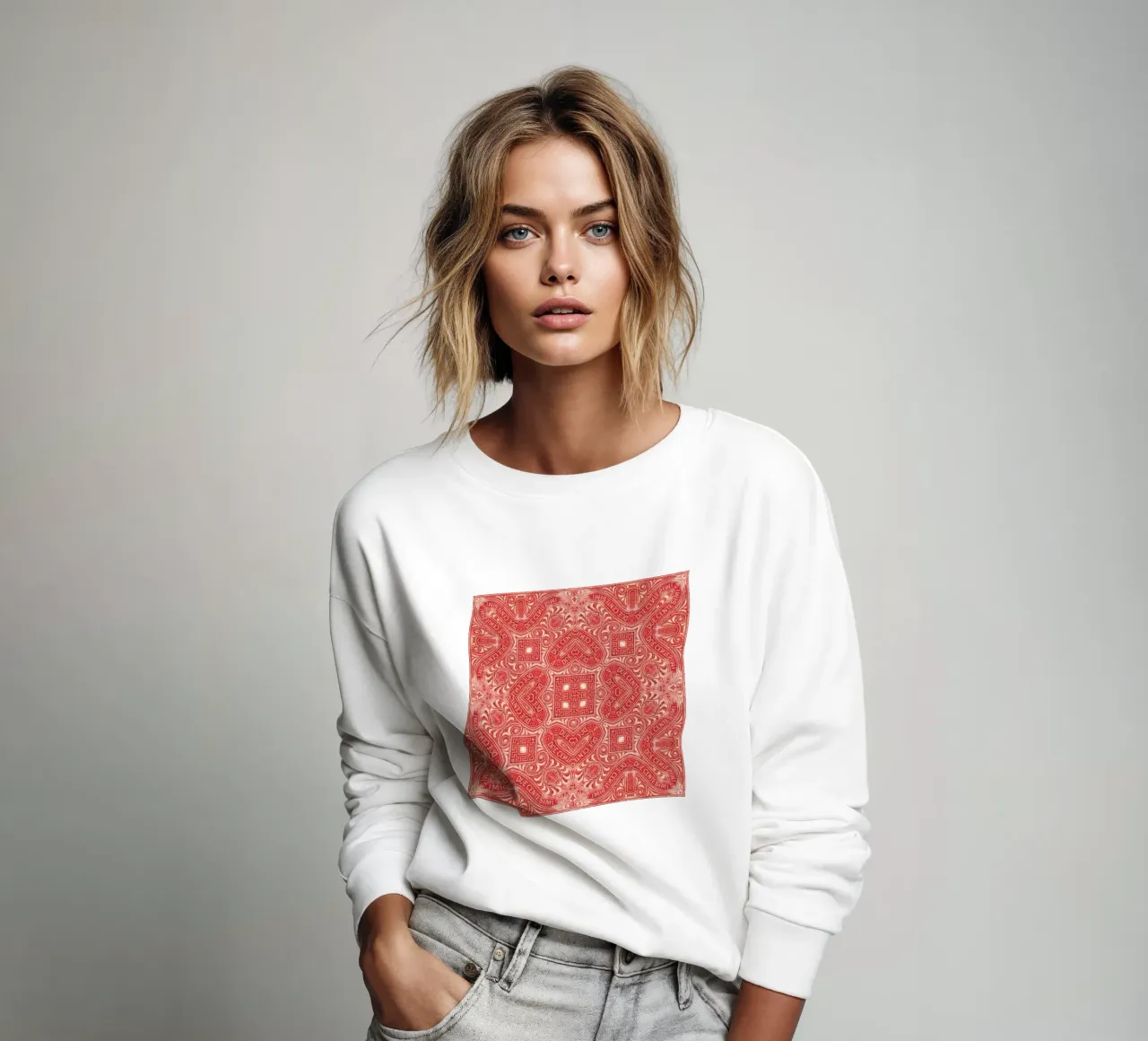 Two Cents Sweatshirt von Ballack Art House