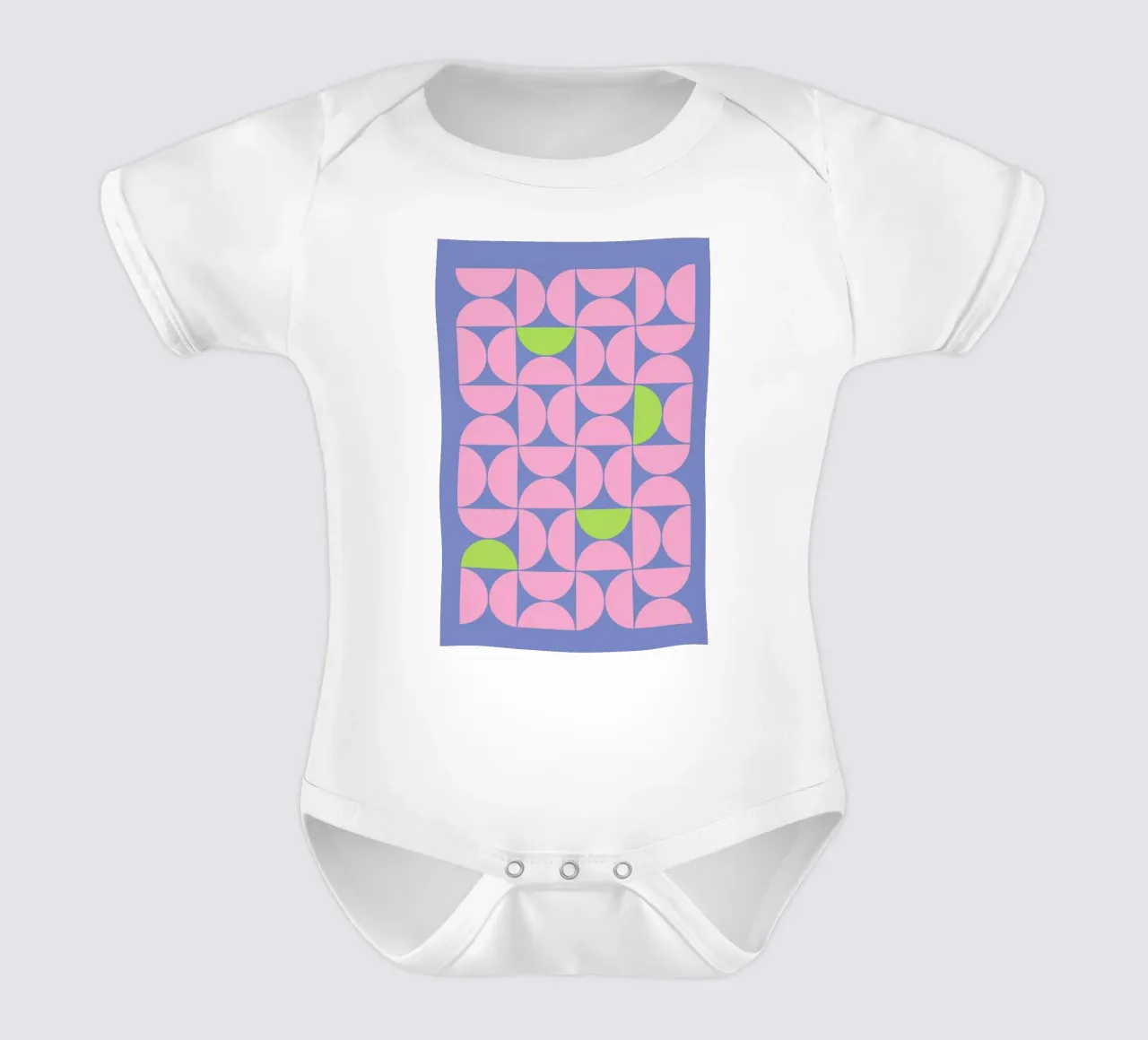 Geometric 5 body neonato maniche corte da Studio One