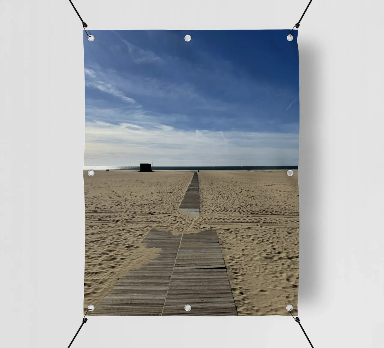 Passerella sulla spiaggia in Portogallo telo in pvc da byrieneke