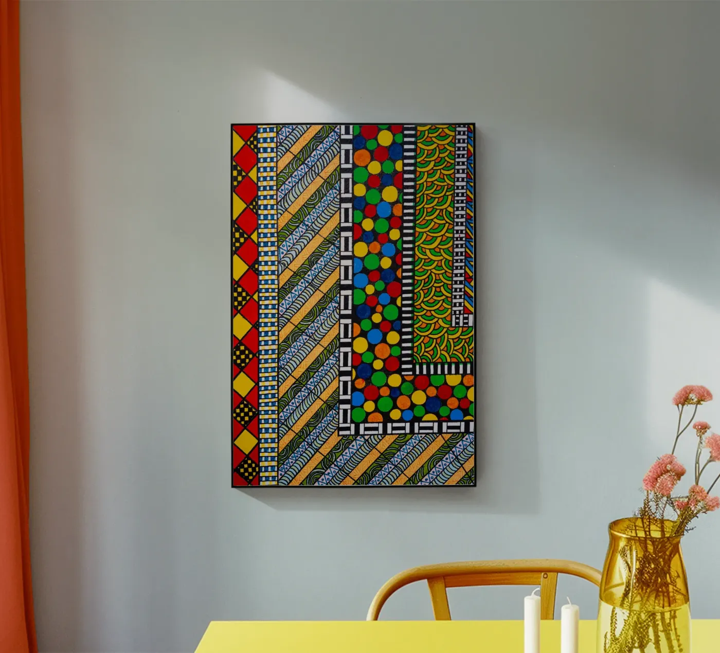 Patterned Wall acrylic glass by Mosaic Dialogue