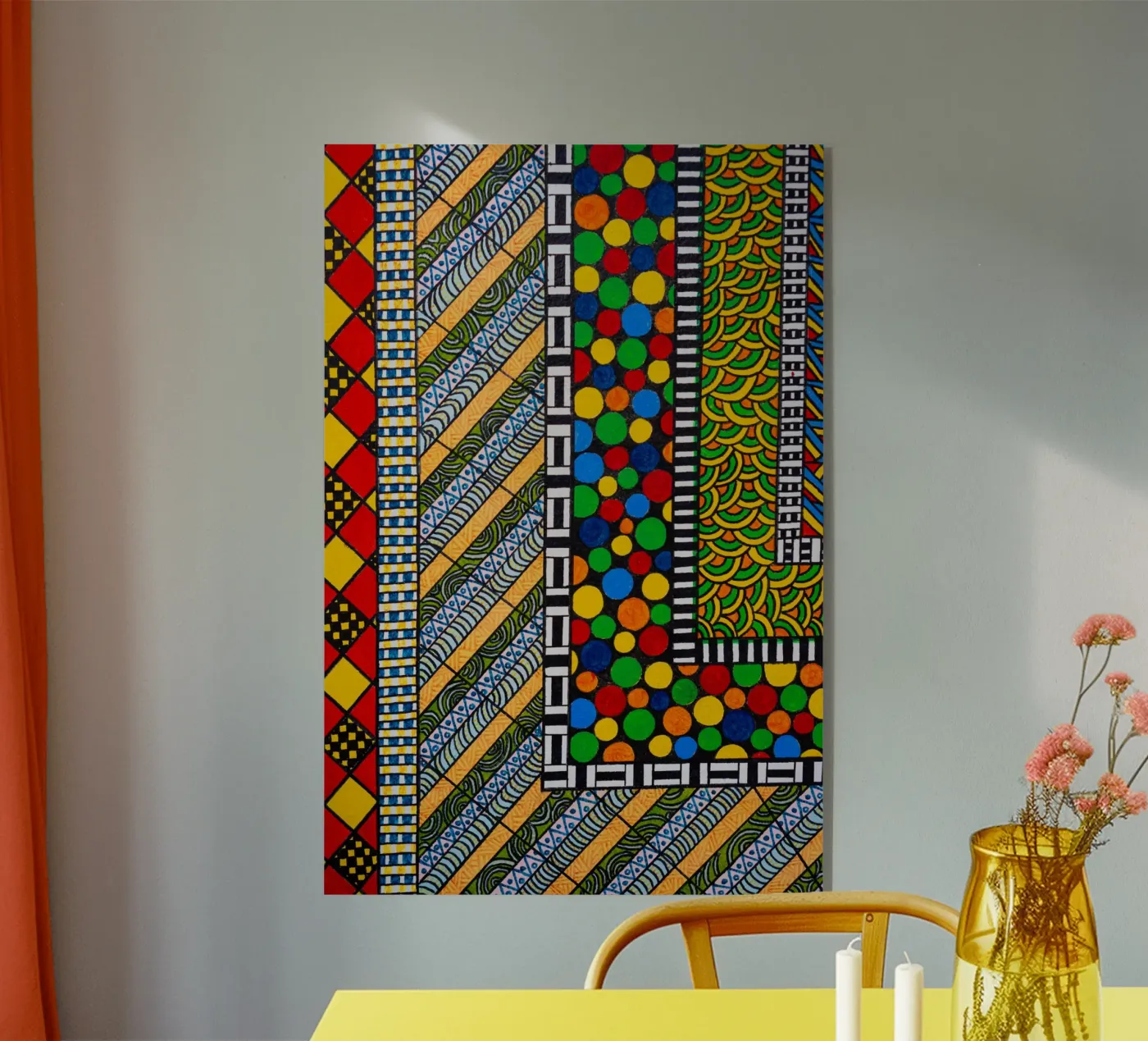 Patterned Wall acrylic glass by Mosaic Dialogue