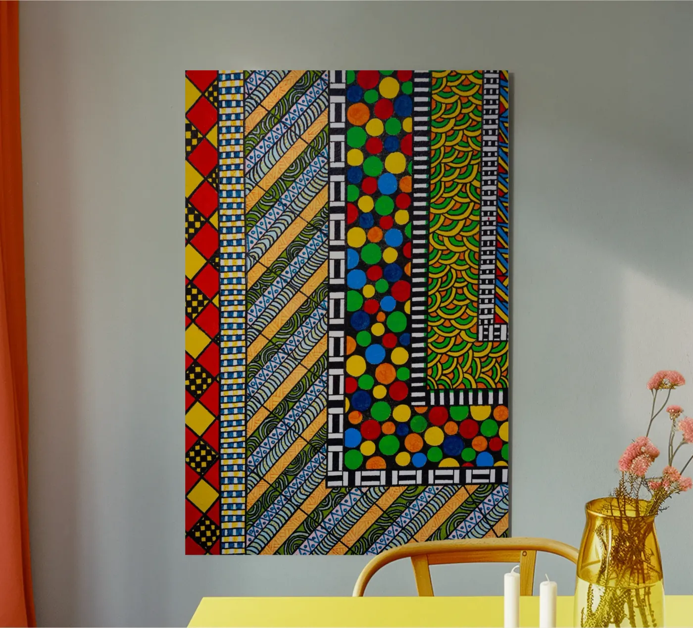 Patterned Wall forex plate by Mosaic Dialogue